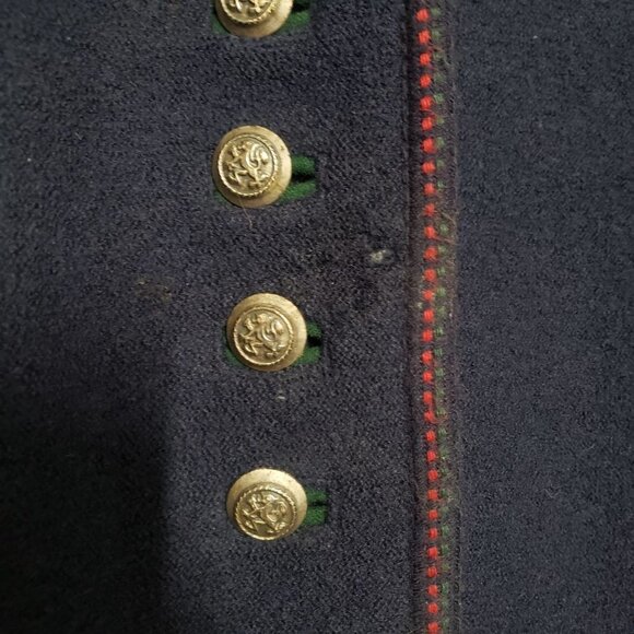 Vintage Trachtenmoden Alpentraum Wool Cardigan Jacket Womens 10 - Picture 3 of 13